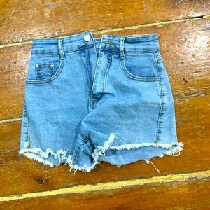 High waisted short shorts